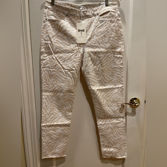 NWT Tyler Boe Zebra print jeans - Picture 3 of 5